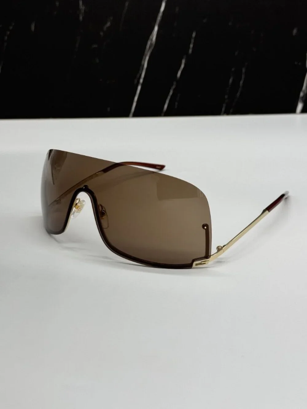 NEW GUCCI GG1560S 002 SUNGLASSES GOLD UNISEX EYEWEAR